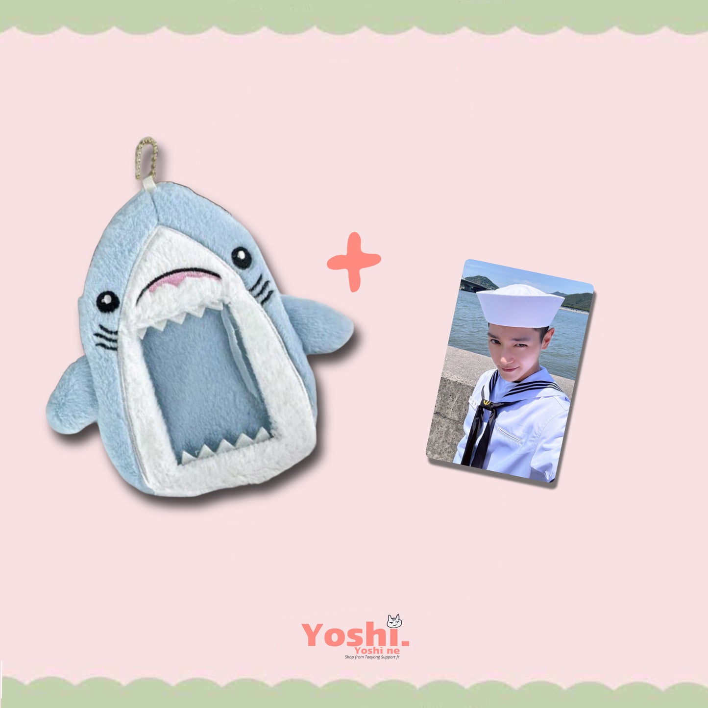 Porte carte requin + 1 PC