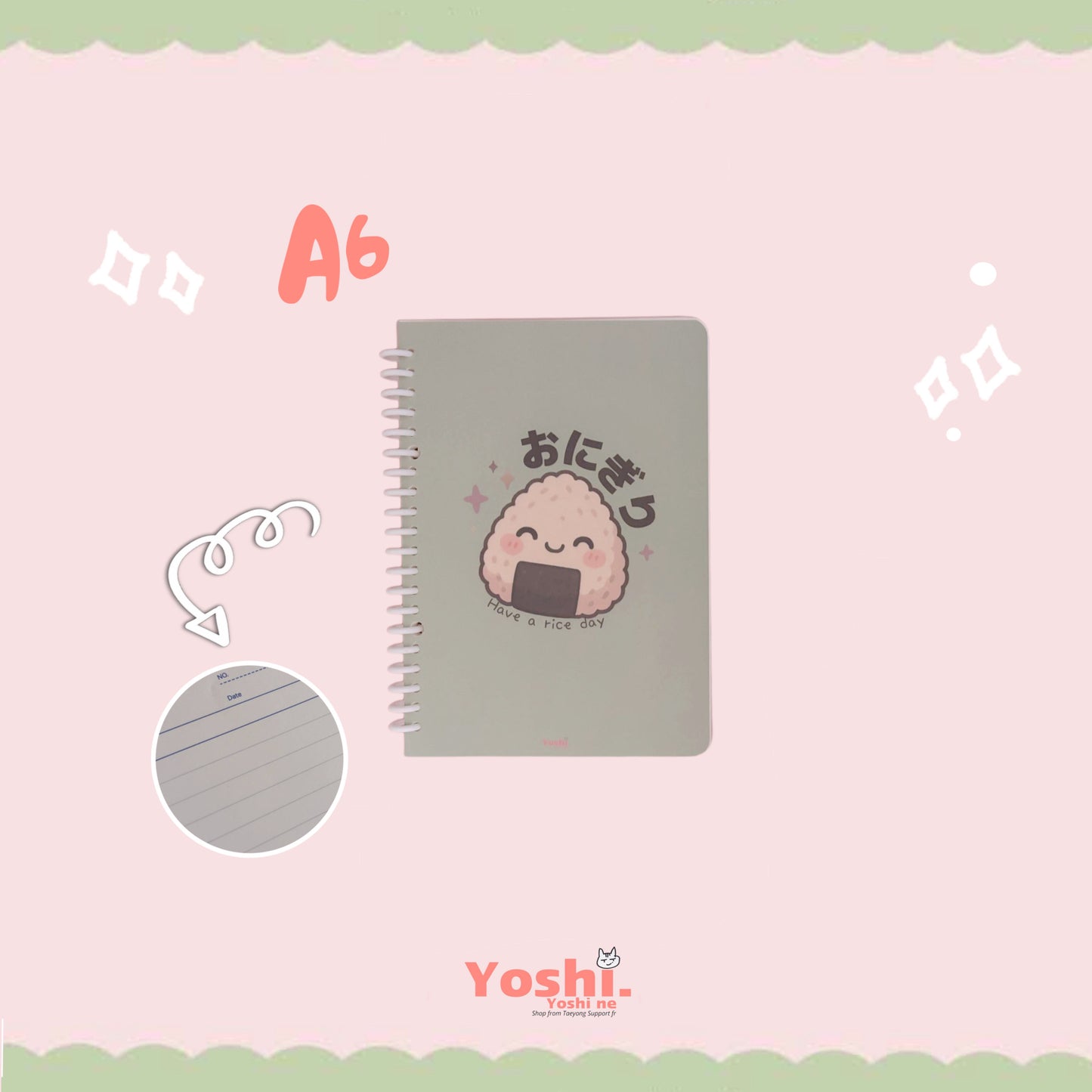 NOTEBOOK (A6) - RICE BALL
